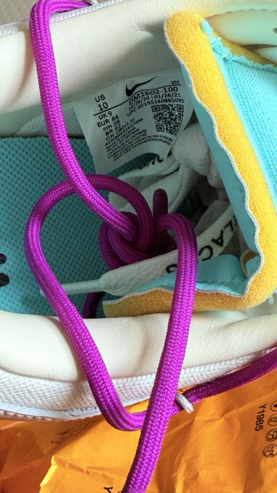 Off white x Nike Dunk Low lotto 21 UK9 US10 NUOVISSIME