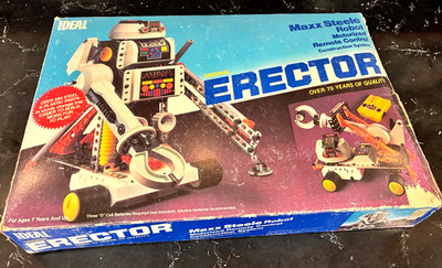 Ideal Motorized Remote Control Maxx Steele Robot #32209 SEALED