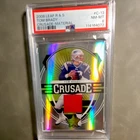 Leaf 2006 Rookies & Stars Tom Brady Crusade-Material Green C-13 PSA 8 Pop 6 /250