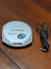 Sony Walkman D-E356CK Car Ready Portable CD Player CD-R/RW Playback Silver