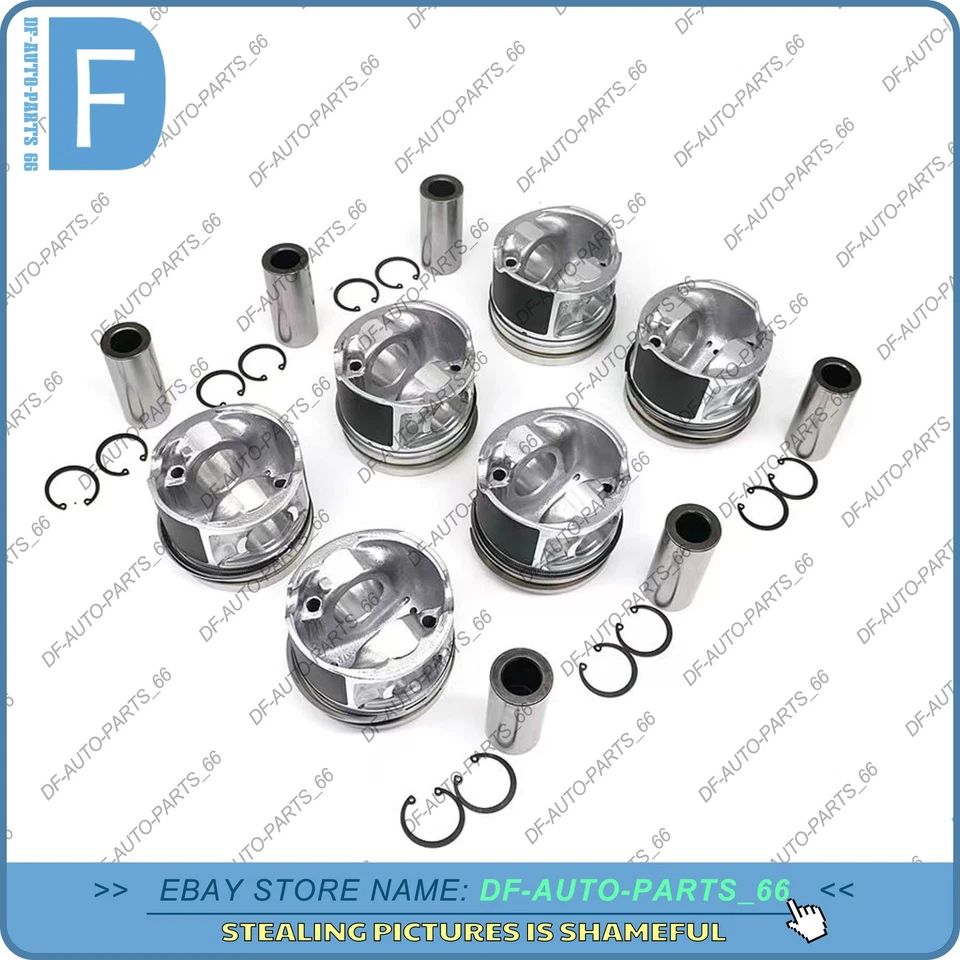 Juego de 6 anillos de pistón MAHLE Φ83,01+0,5 mm para VW Touareg Audi A4 A6 Q7 3,0T diésel Foto 4 de 4