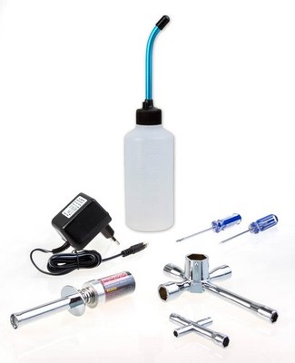 Robitronic Nitro Starter Set mit 2000mAh Akku für Verbrenner RC Modelle