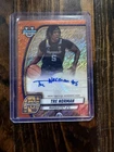 2024-25 Tre Norman Topps Bowman University Chrome Orange Shimmer Auto Marquette