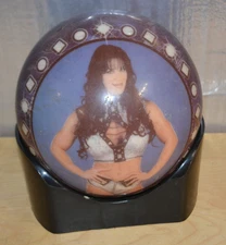 Chyna WWF Bowling Ball ~ 9th wonder of the world  ~  2001  ~  Used  ~  (v)