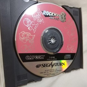 Rockman 8 Metal Heroes Sega Saturn Game Used Japan