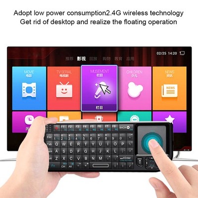 Wireless Mini Keyboard K808 Neutral Founctional 2.4G Mouth Touchpad Schwimmender