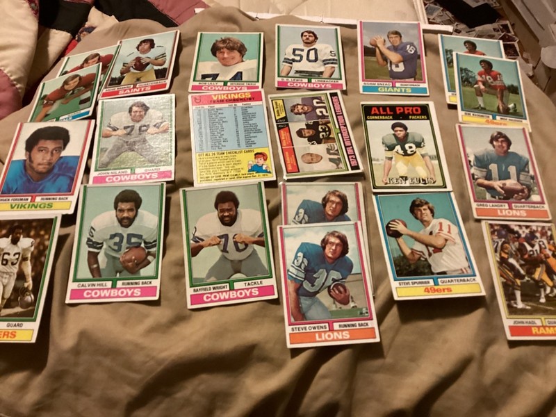 Lot (151) 1974 Topps Football Set Builder Lot ~ Some Duplicates - HOF-Stars-Lead