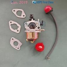 Carburetor & Primer bulb For PowerSmart DB2321SR 21-Inch 170cc Lawn Mower