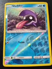 Pokemon Sun & Moon Shellder Reverse Holo Common Card 33/149 NM
