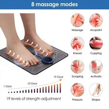 EMS Foot Massager Leg Electric Deep Reshaping Kneading Muscle Pain Relax Machine