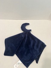 Cloud Island Moon Plush Lovey Navy Blue With Satin Backside