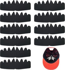 10 PCS Hat Sweat Liners for Caps Washable Reusable Inserts for Sweat Protection