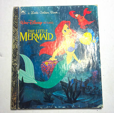 Vintage 1991 Disney The Little Mermaid Little Golden Book - First Edition MCMXCI