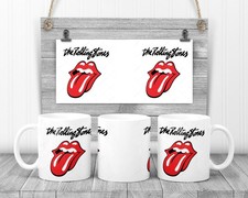 The Rolling Stones Big Mouth Mug, 11oz Ceramic Cup, Music Fan Gift,