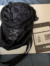 ARC'TERYX Chalk Bag Small Accessoire Case Schwarz Neu Unbenutzt