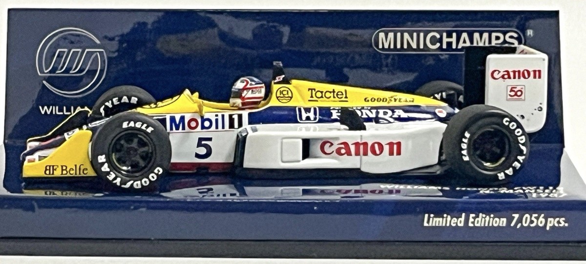 Minichamps 1/43 Williams Honda FW11B Nigel Mansell 1987 Limited