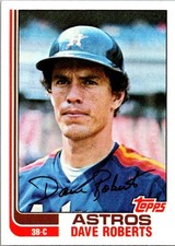 Dave Roberts 1982 Topps #218 Houston Astros