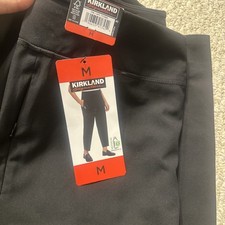 NEW Kirkland Signature Women's Medium Ladies Ankle Dress Pants Black