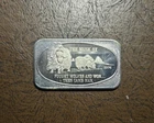 THE MUSK-OX - USSC - 1 TROY OZ .999 FINE SILVER ART BAR - TONED