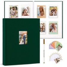 2x3 Instant Photo Album, 120 Pockets Mini Picture Album with Writing Space