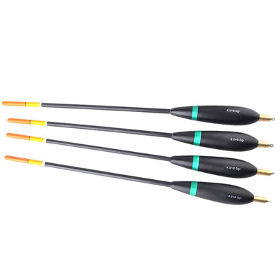 4tlg Vertikal Angeln Schwimmer Set Balsaholz Schiebe für alle Tiefen