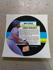 Mike Piazza LA Dodgers 1994 Oscar Meyer Superstar Round-Up Proof Back