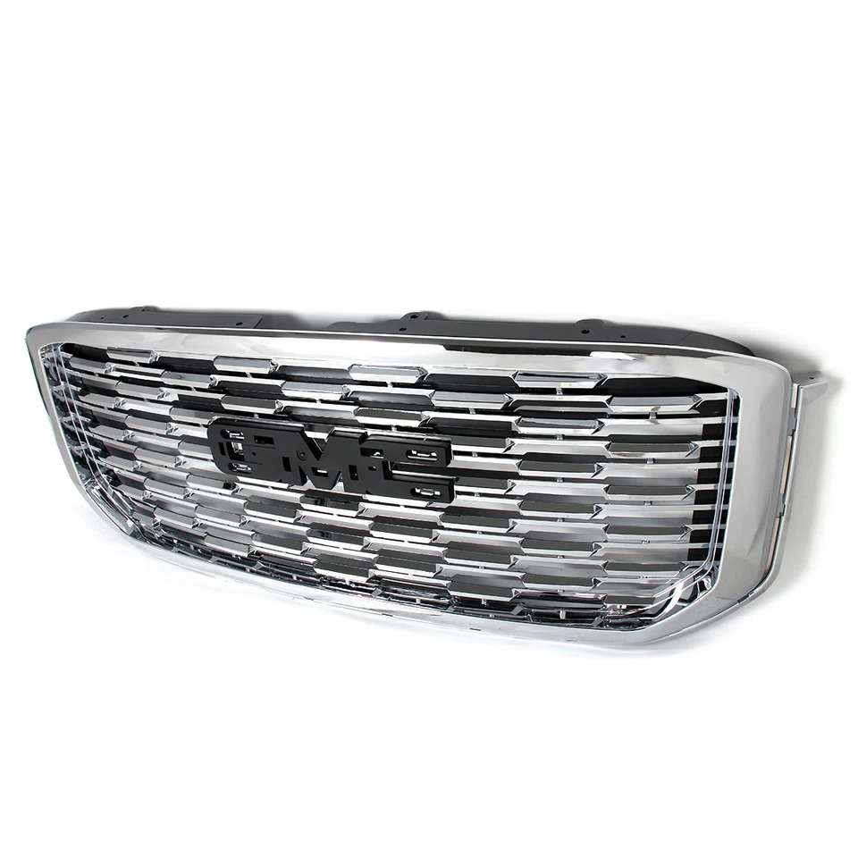 For GMC Yukon XL 2015-2020 Denali Sport Front Upper Grille Chrome Mesh Grill NEW Foto 3 de 4
