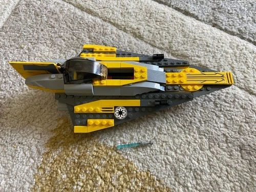 LEGO STAR WARS 7669 Anakin's Jedi Starfighter (ship only - not fully stickered)