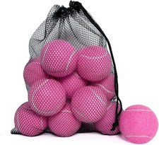 Tennis Balls, 12 Pack Advanced Training Practice Tennis Balls for Beginners, P