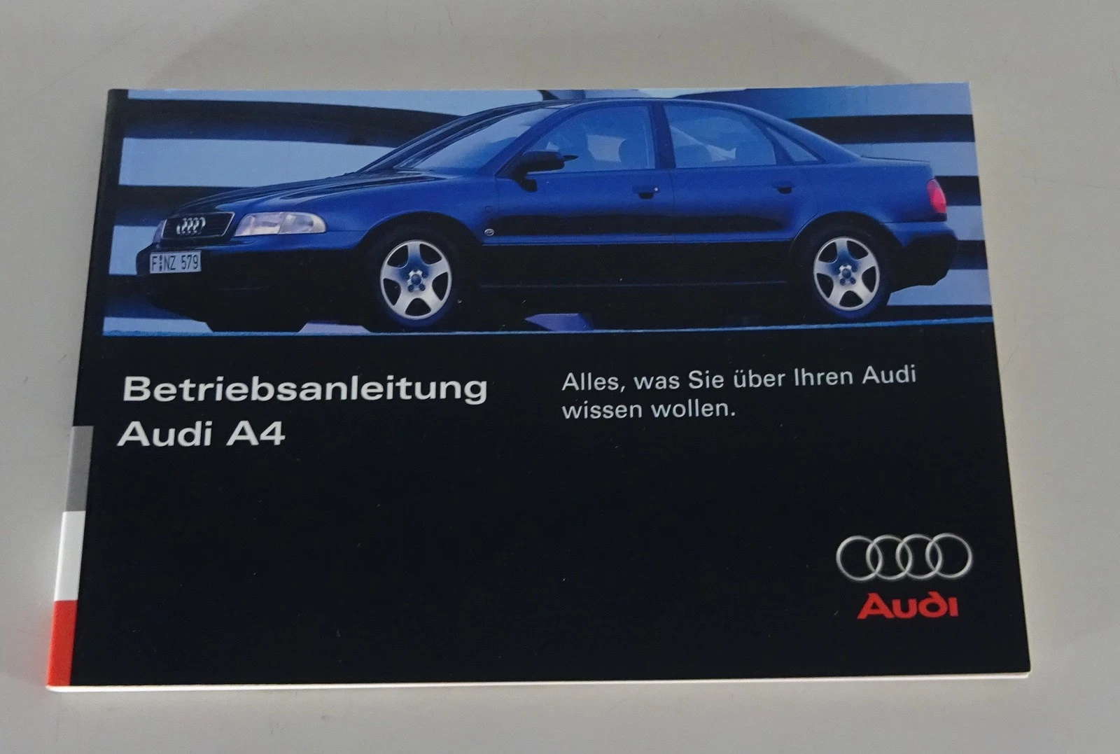 Operating Instructions / Manual Audi A4 B5 from 07/1995