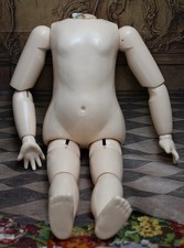 Corps poupée ancienne 41 cm EN BOIS - REPRODUCTION-FRANCE POUPEES-RARE