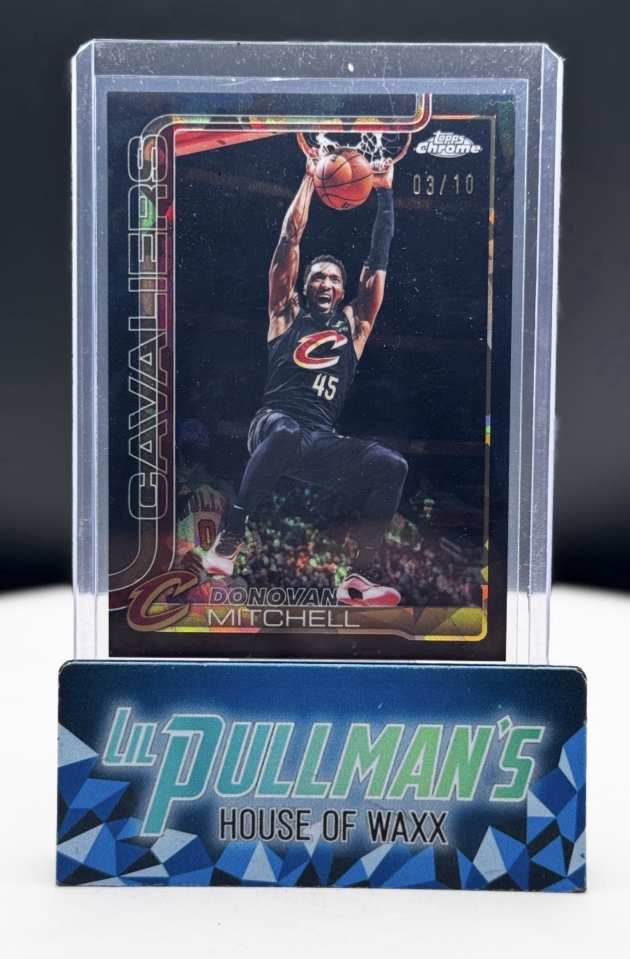 2025-26 Topps Chrome Update Sapphire Donovan Mitchell  /10 Black