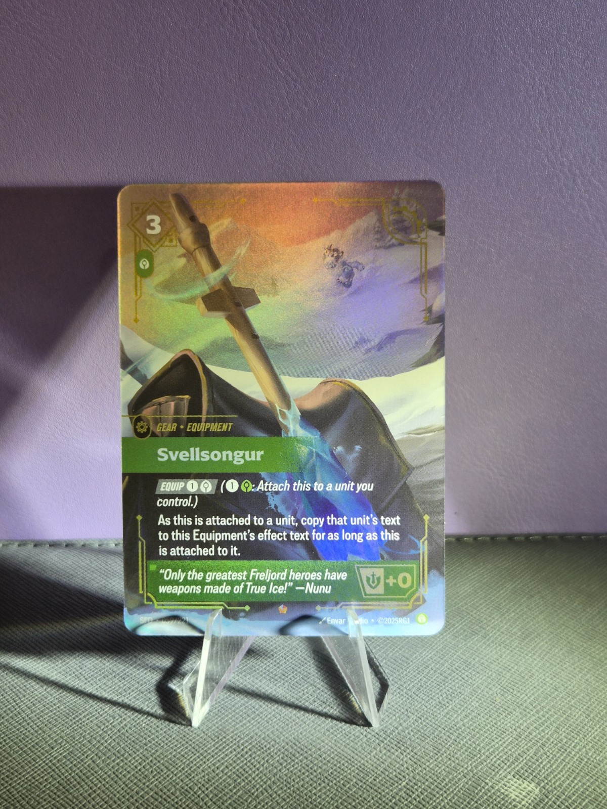 Svellsongur 059/221 - Riftbound Spiritforged (SFD) English Near Mint