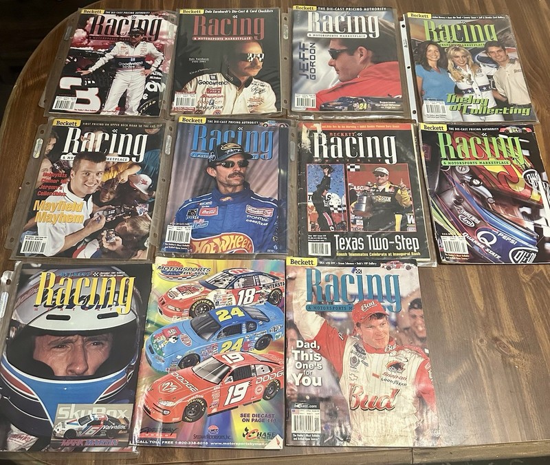 Lot Of 10 Becket Racing Magazine  (1) Motorsport By Mail Magazine 90s-01