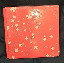 Creative Memories True 12x12 Album Pink White Flowers Flex Hinge Cover No Pages