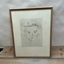 Framed Pencil Sketch Portrait 30x40 Drawing