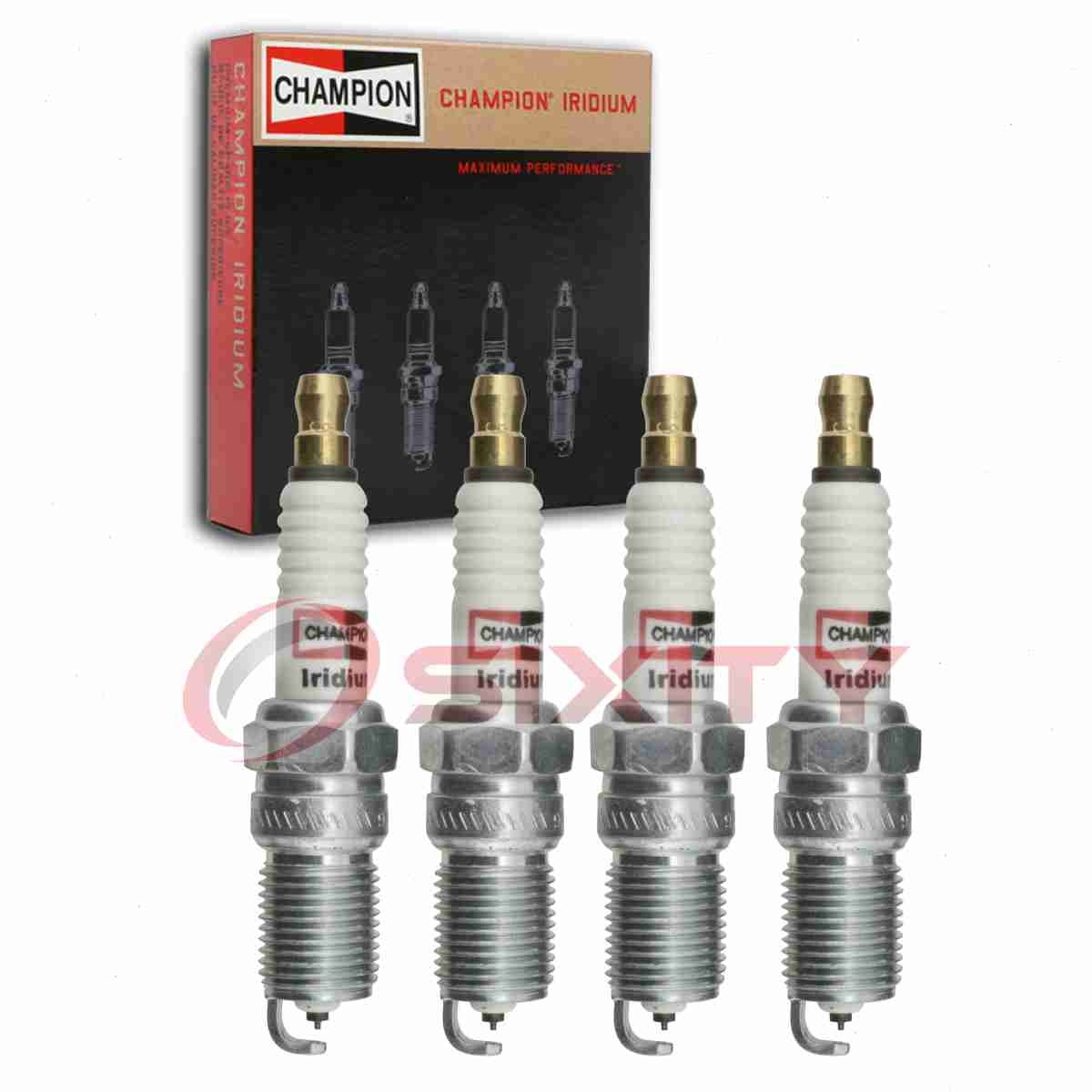4 pc Champion Iridium Spark Plugs for 2006-2011 Ford Focus 2.0L L4 Ignition xx
