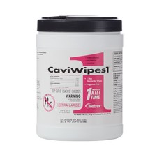 12 Canister CaviWipes1 Surface Disinfectant Wipes 65 Towelettes per Canister