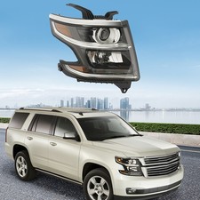 Right Side For 2015-2020 Chevy Tahoe/Suburban HID w/LED DRL Headlight &Ballast