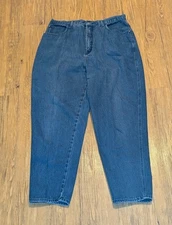 Vtg Gitano Jeans High Rise Mom Jeans 14 (34x28) Y2K Tapered Med Wash Denim B14 