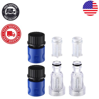 #ad Versatile 3 4 Inch Pressure Washer Hose Adapters Quick Connect amp; Easy Install $14.39