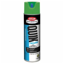 Krylon Industrial Quik-Mark Wb Inverted Marking Paint Apwa Green Lot of 12