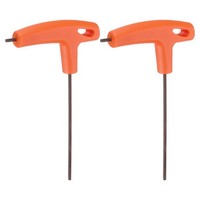2Stk T-Griff SchlüSsel 2,5Mm S2 Stahl T-SchlüSsel InnensechskantschlüSsel,Orange