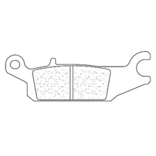 549 - compatible with YAMAHA YFM 700 GRIZZLY EPS A 4WD 700 2017-2017 PADS F