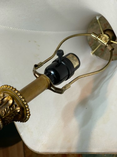 VINTAGE BERMAN LION TABLE LAMP GOLD - Bild 12 von 14