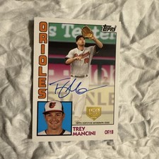 trey mancini autograph Topps 150 38/150