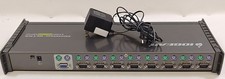 IOGear GCS138 8-Port MiniView Ultra PS/2 KVM Switch With Power Cord