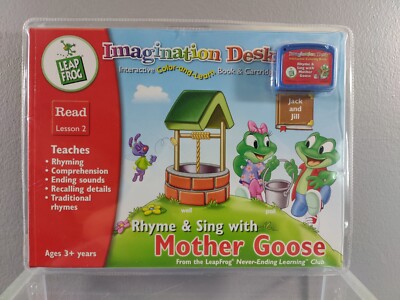 NEW LEAPFROG IMAGINATION DESK RHYME & SING WITH MOTHER GOOSE READ LESSON 2