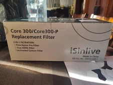 iSinlive Core 300/Core 300-P Relplacement Filter 3-in-1 Filtration 2 Pack, New