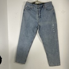 GAP 1969 Mom Jeans Womens Denim Light Wash Size: 12/13